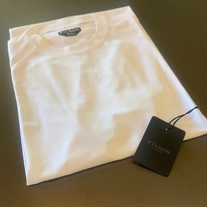 C.C. Filson Long Sleeve Barrier T-Shirt, NEW  White